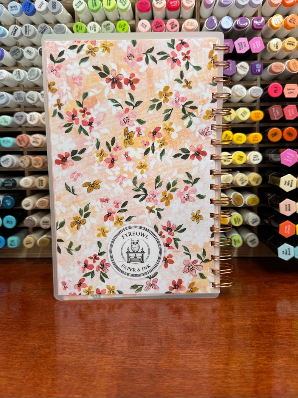 Handmade Notebook — Cream & Pink - Picture 7 of 16